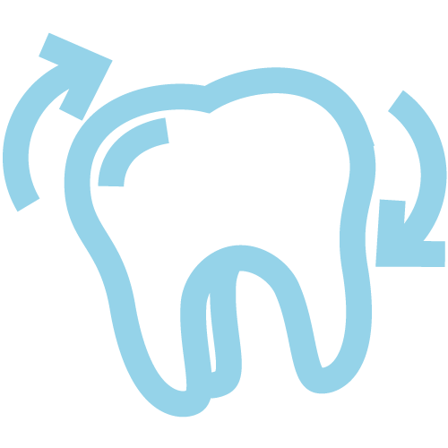 tooth rotate icon
